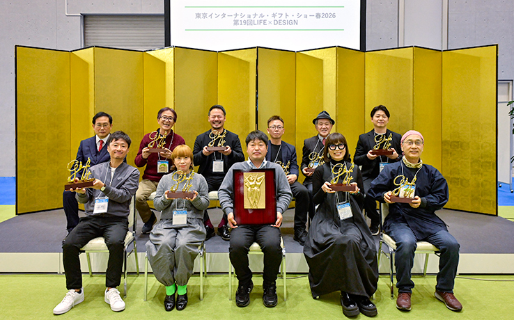 東京インターナショナル・ギフト・ショー LIFE&times;DESIGN LIFE&times;DESIGNアワード受賞者一同