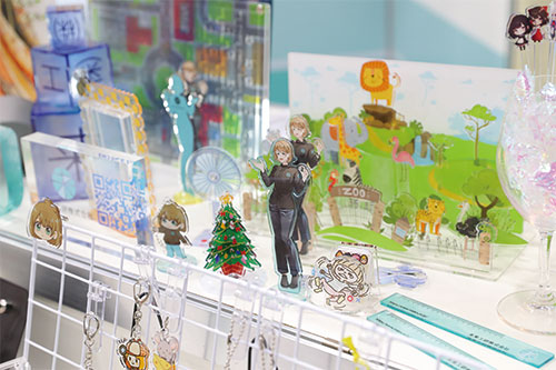 写真：推し活グッズエリア